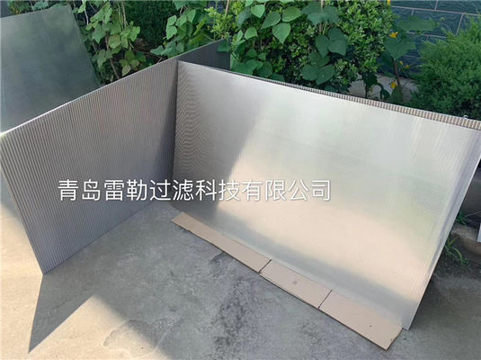 SS316L Sieve Plate Wedge Wire Screen Ontwatering ISO 9001