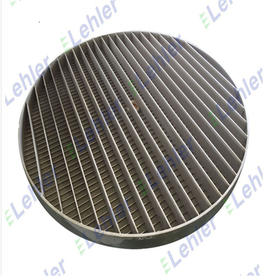 Roestvrij staal aangepast wigdraad scherm filter element scherm leach tank bodem