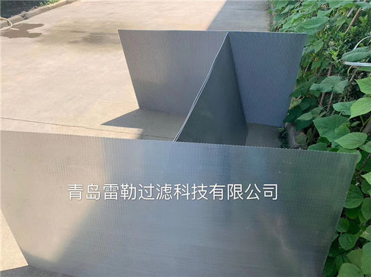SS316L Sieve Plate Wedge Wire Screen Ontwatering ISO 9001