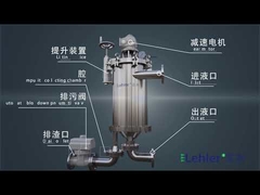 automatic self-cleaning scraping filter